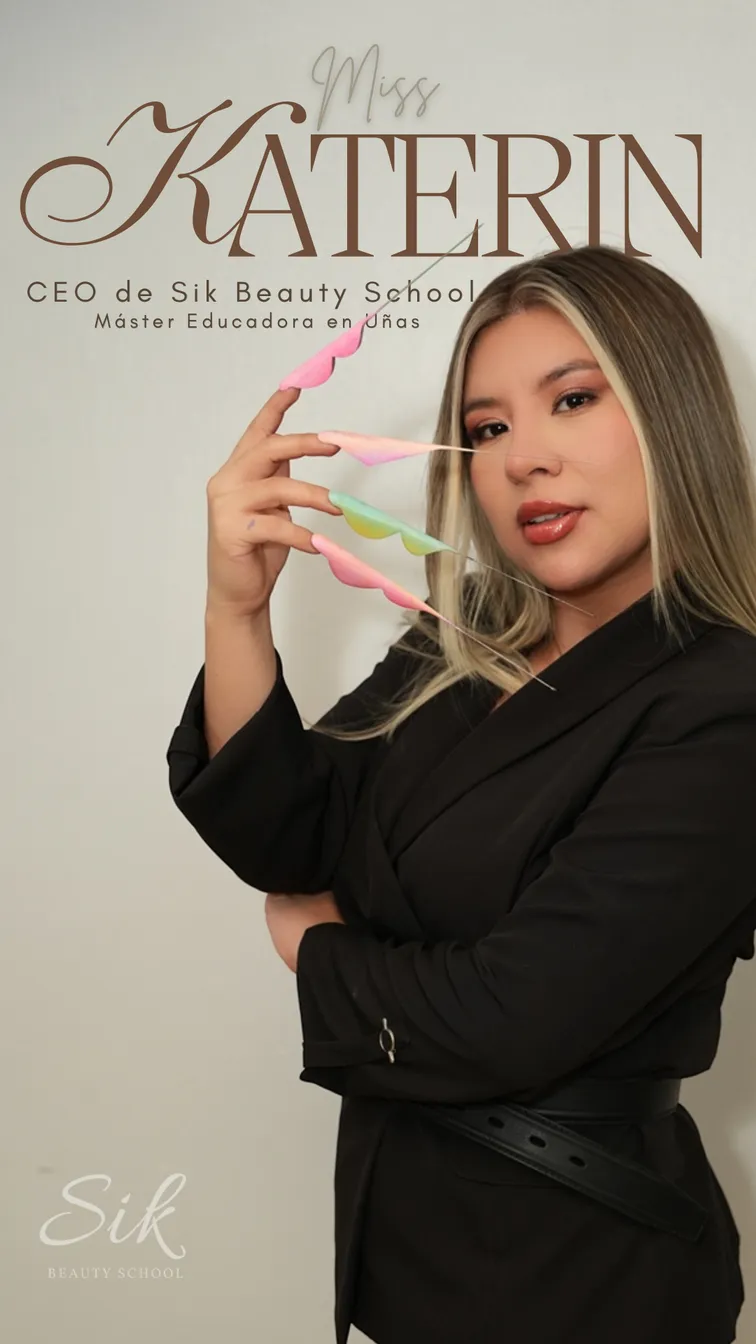 Katerin, CEO de SIK Beauty School